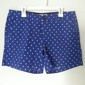 Merona Polka Dot Shorts Blue & White